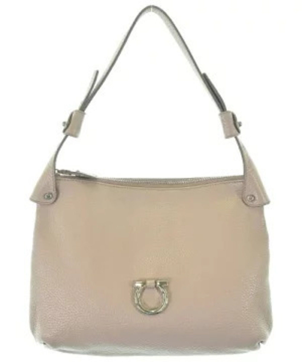 Salvatore Ferragamo Handbag Gray Beige Cream